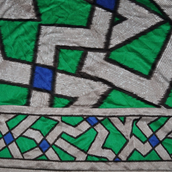 DIANE VON FURSTENBERG Green Ophelia Dress sz 2 - Picture 4 of 8